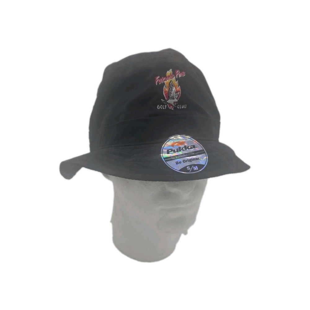 Pukka BLACK Bucket Hat FALCON'S FIRE GOLF CLUB NWT SIZE S/M